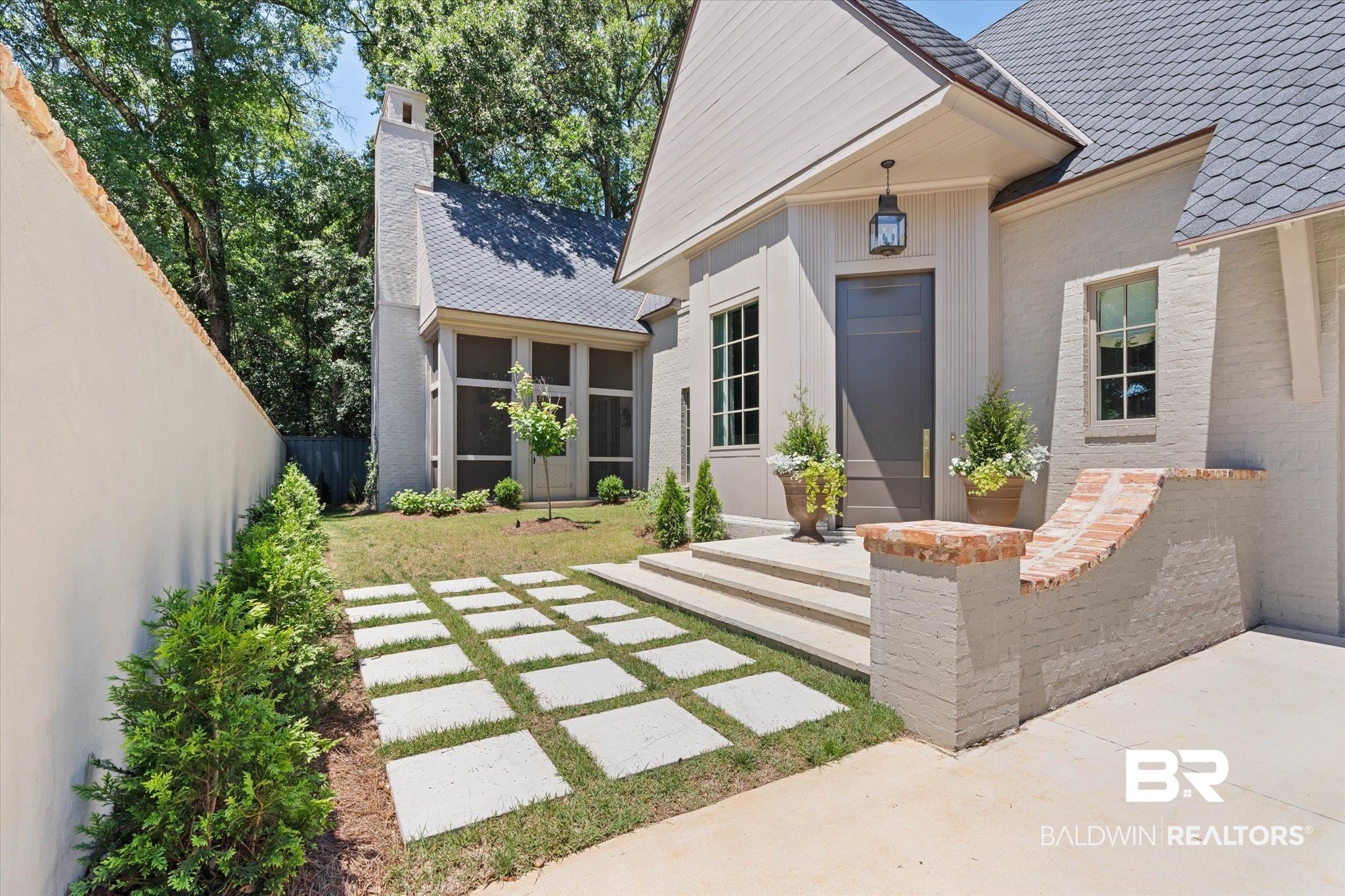 3 Canterbury Park Mobile, AL 36608 - Photo 2 of 43 Back of property featuring a chimney and fence
