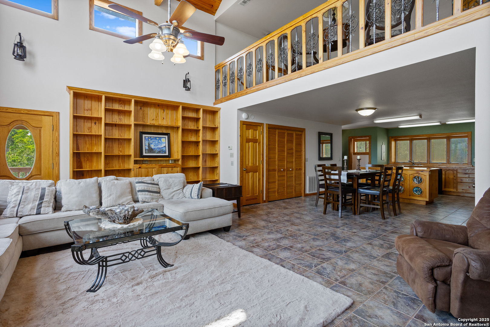 597 Krause Road Pipe Creek, TX 78063 - Photo 60 of 70 a living room with furniture and a large window
