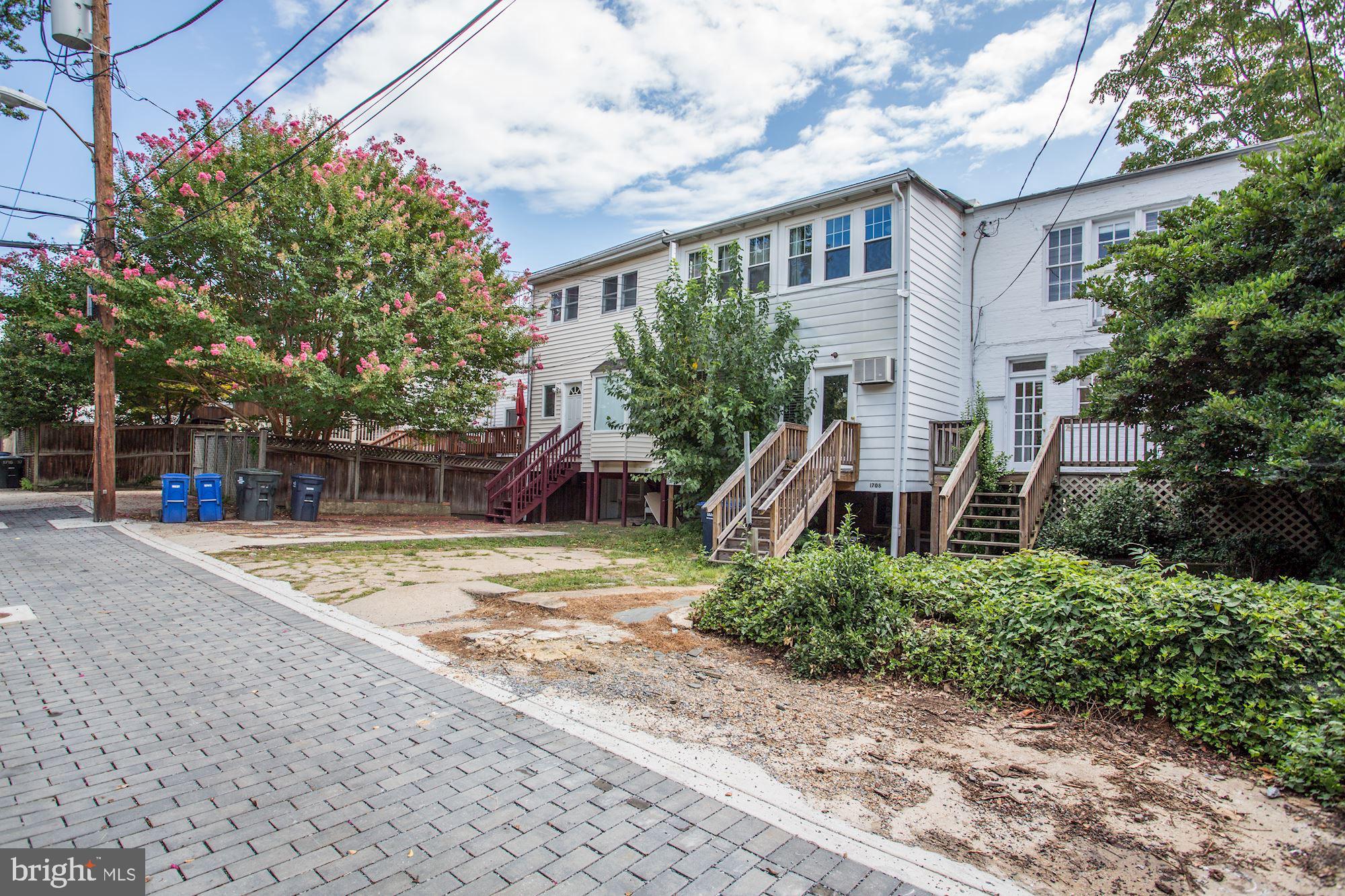 1706 37th Street Northwest Washington, DC 20007 - Photo 11 of 11 Rear parking space off of alley