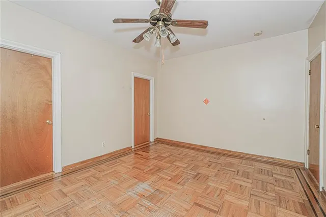 a view of a livingroom with a window