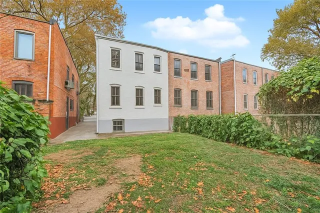 a view of a hallway with entryway