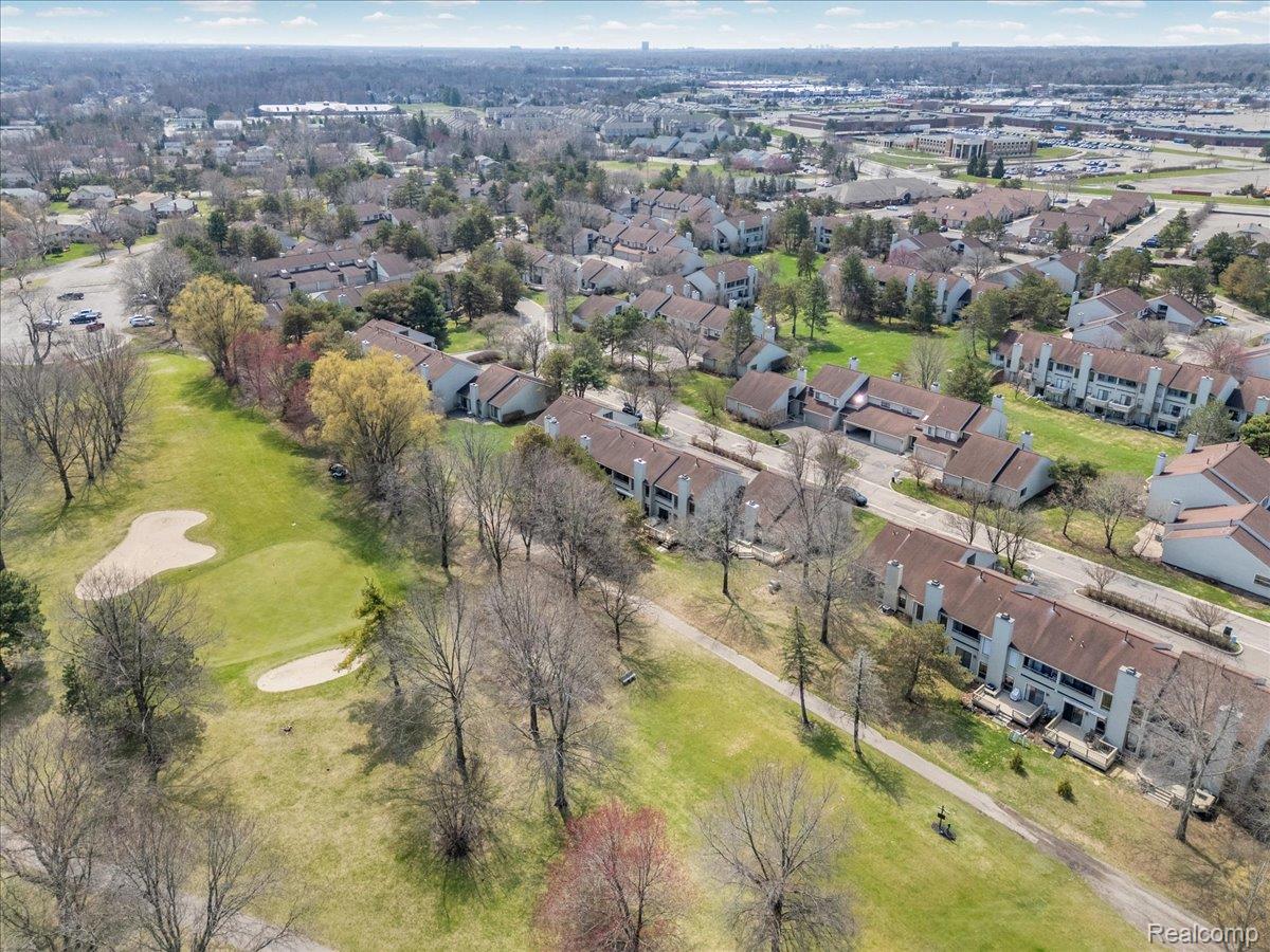 630 Ashley Circle East Rochester, MI 48307 - Photo 3 of 22 Aerial view of a local golf course