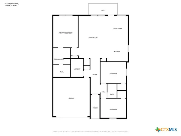 $1,699 | 5822 Hopkins Drive, Temple, TX 76502