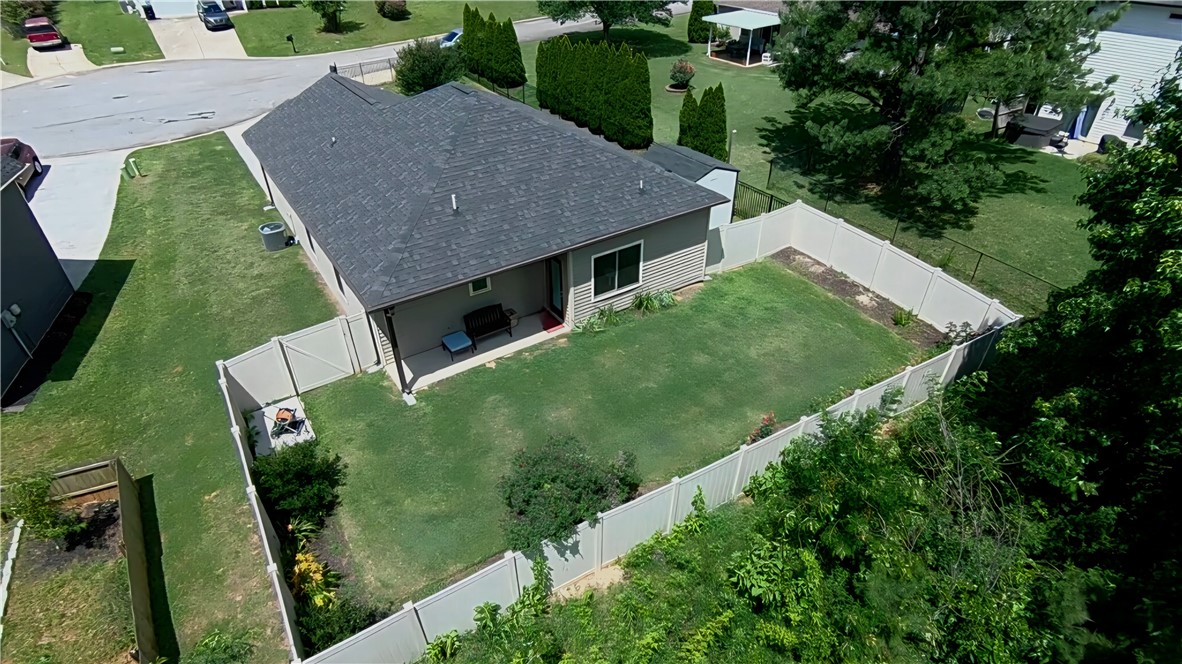 3 Cringle Lane Anderson, SC 29625 - Photo 26 of 26 A well-maintained lawn and fenced yard define this inviting property, perfect for outdoor enjoyment.