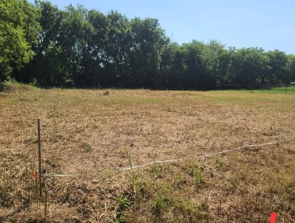 a view of outdoor space with swimming pool and trees in the background