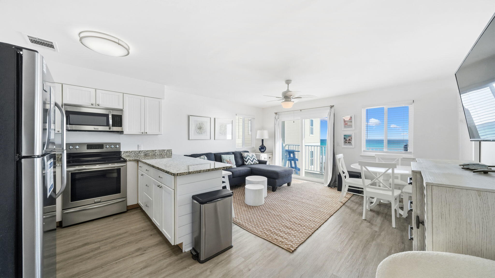 627 Eastern Lake Road, Unit 4 Santa Rosa Beach, FL 32459 - Photo 5 of 35 Living/ Kitchen