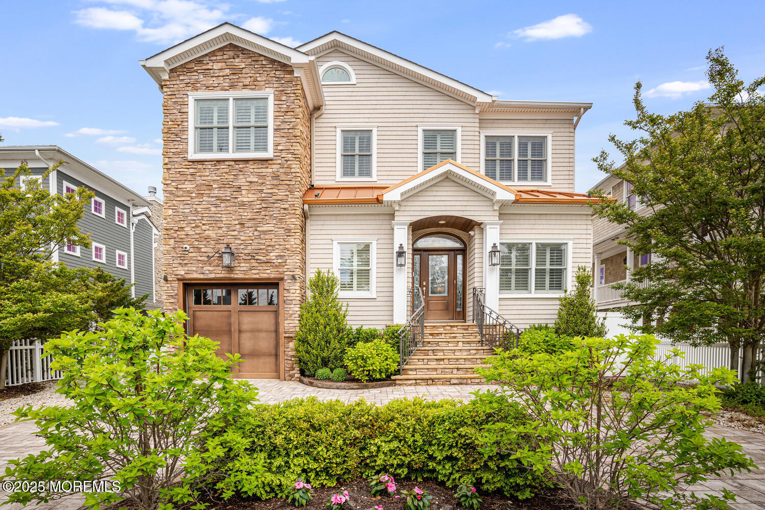 47 Pershing Boulevard Lavallette, NJ 08735 - Photo 41 of 44 a front view of a house with a yard