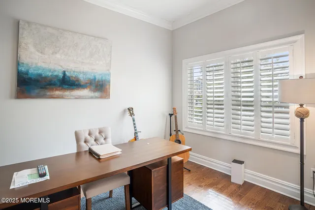 a view of a workspace with a window