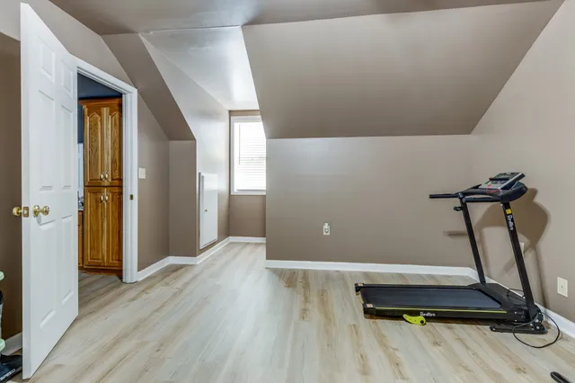 a view of a lake with a mountain