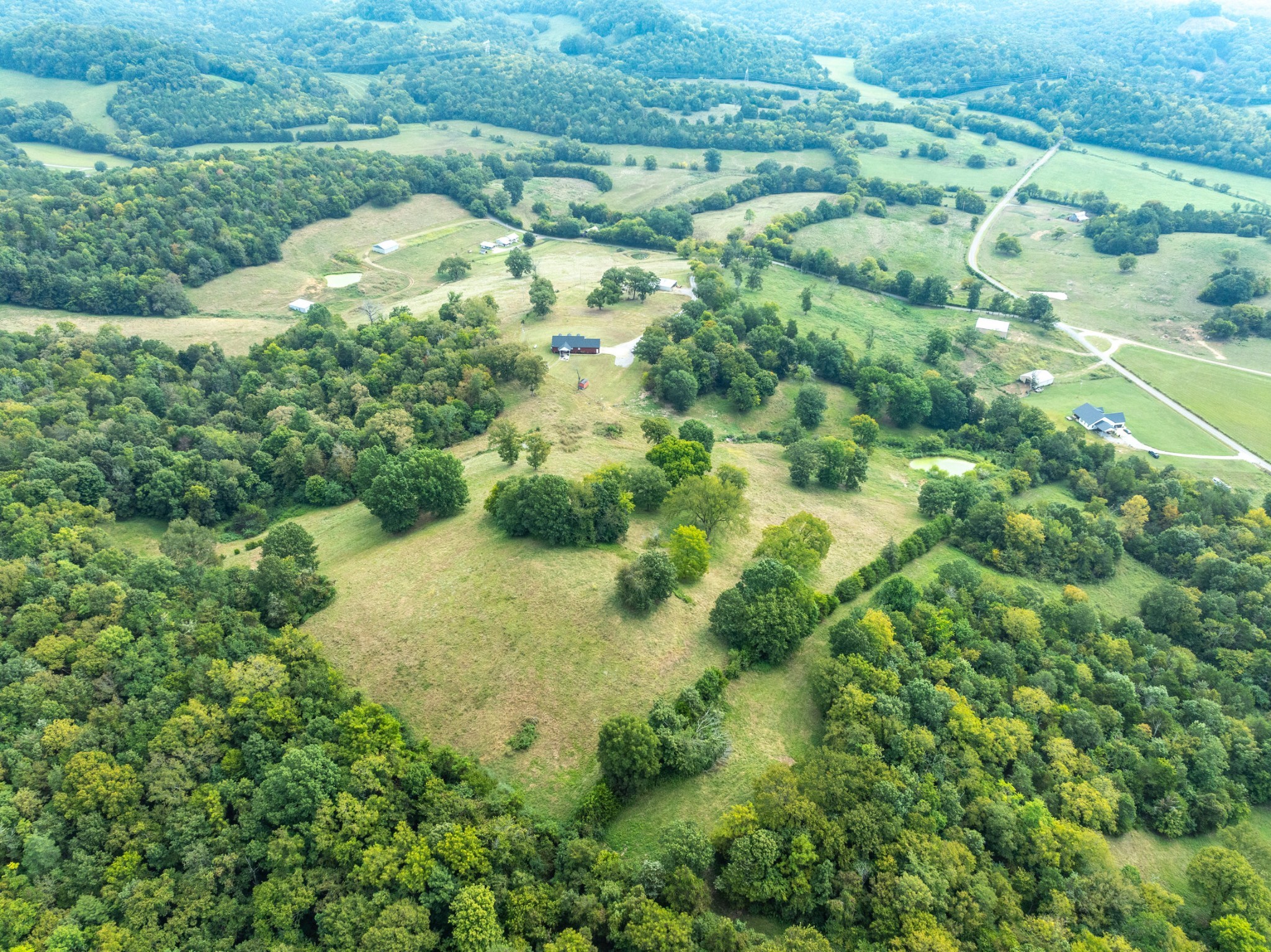 353 Major Road Cornersville, TN 37047 - Photo 52 of 74 an aerial view of residential houses with outdoor space and trees
