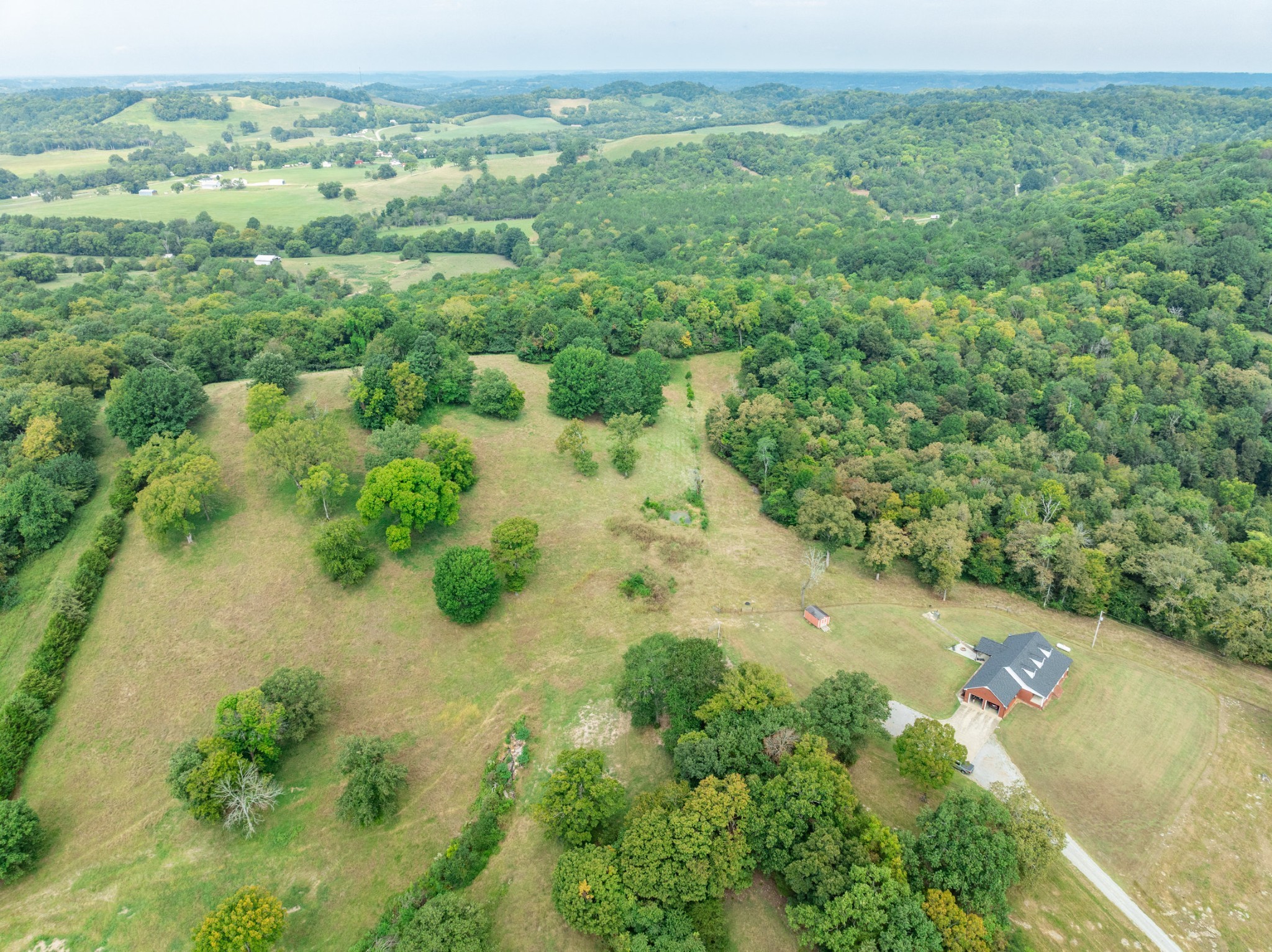 353 Major Road Cornersville, TN 37047 - Photo 58 of 74 an aerial view of residential houses with outdoor space and trees