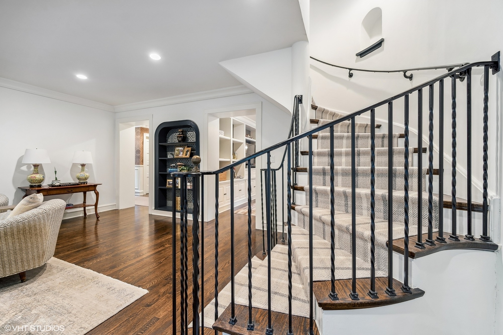 354 Elder Lane Winnetka, IL 60093 - Photo 17 of 71 a view of entryway and hall with wooden floor