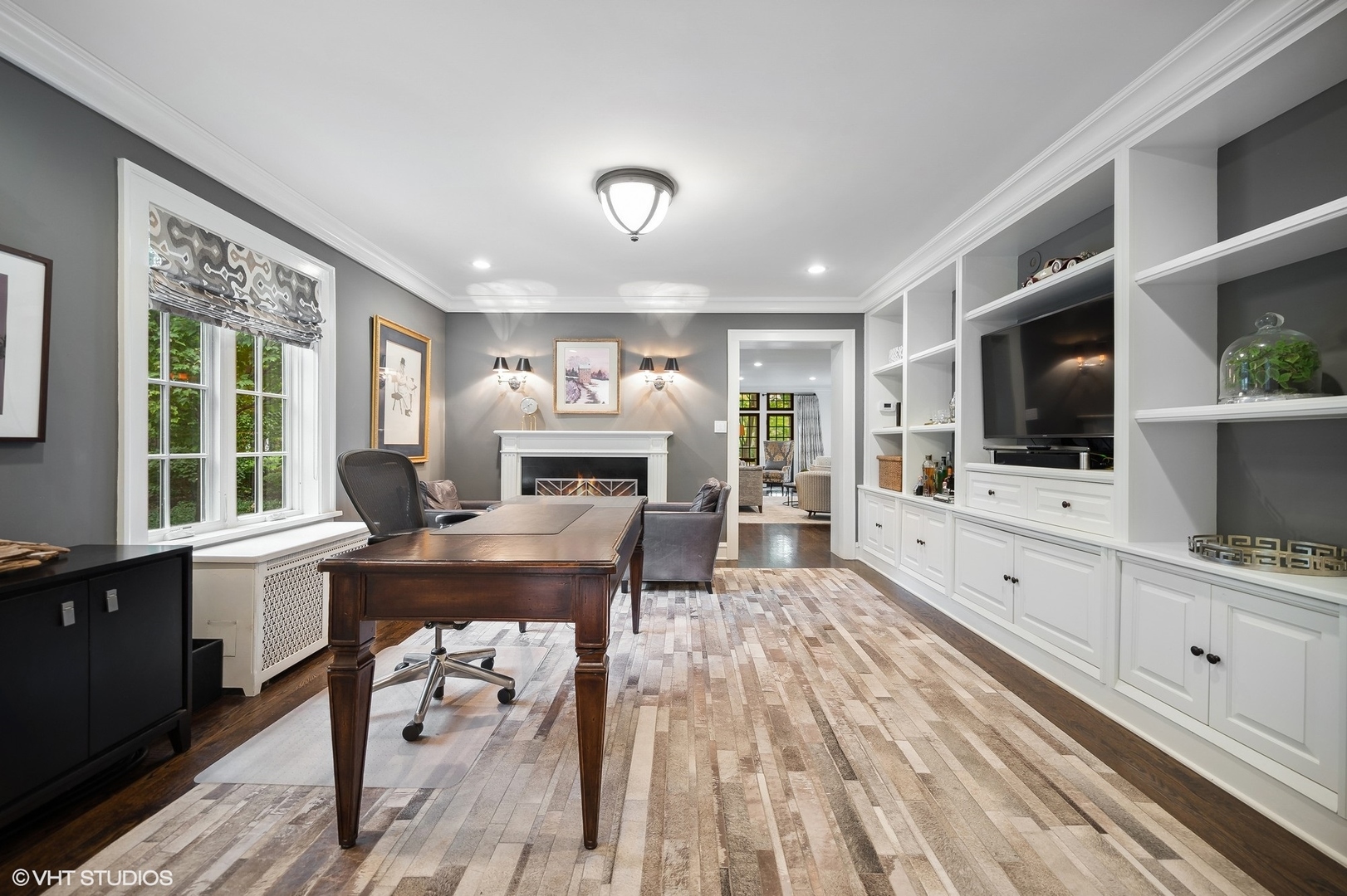 354 Elder Lane Winnetka, IL 60093 - Photo 19 of 71 a view of a livingroom with furniture window and wooden floor