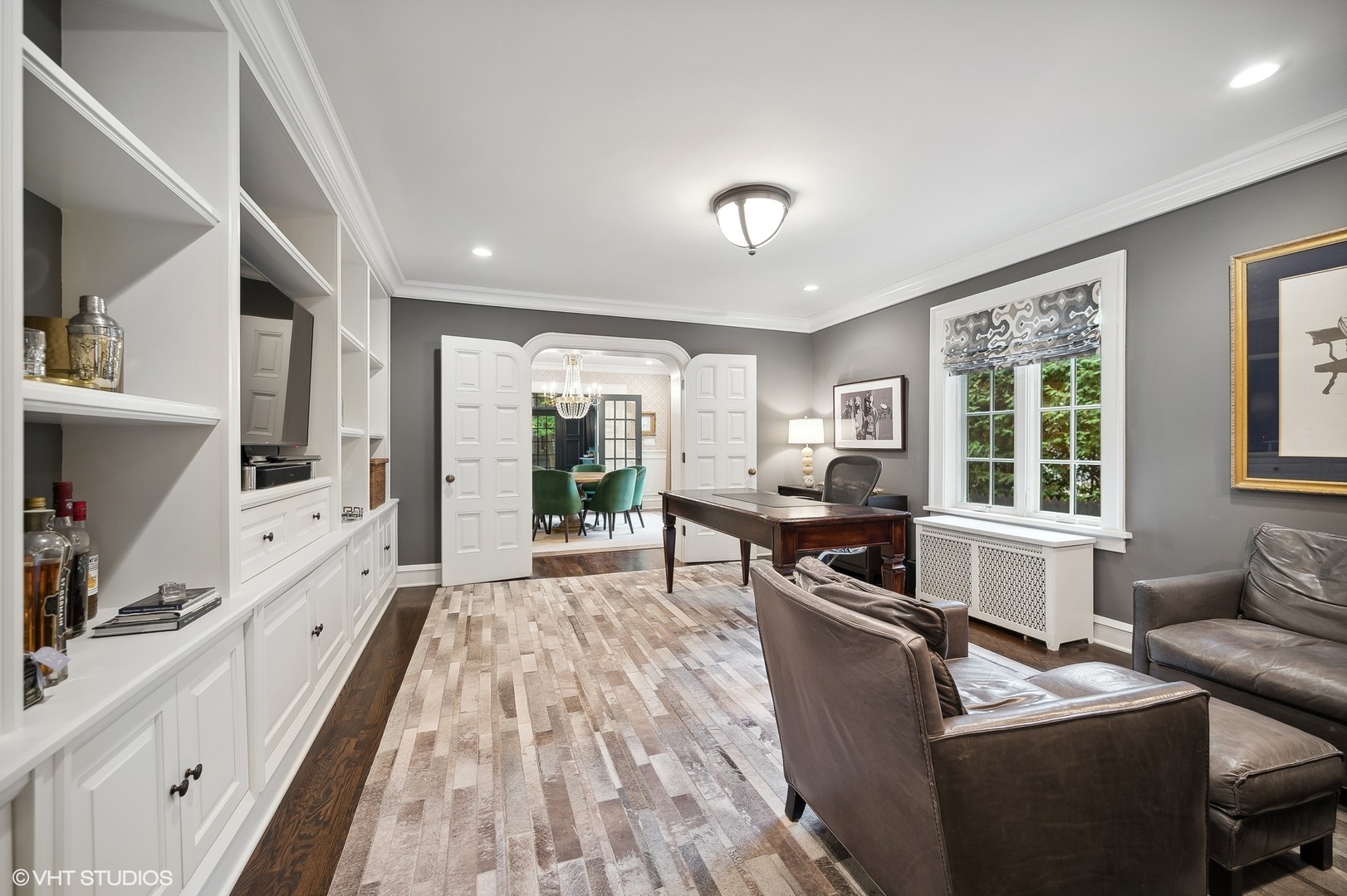 354 Elder Lane Winnetka, IL 60093 - Photo 20 of 71 a living room with furniture and a large window