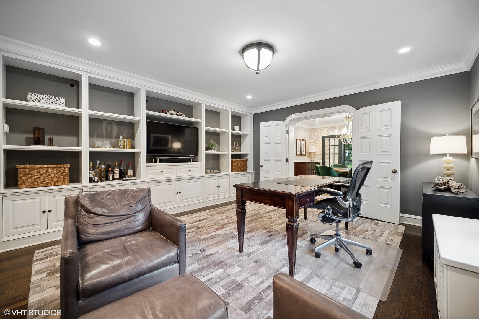 354 Elder Lane Winnetka, IL 60093 - Photo 21 of 71 a living room with furniture and a flat screen tv