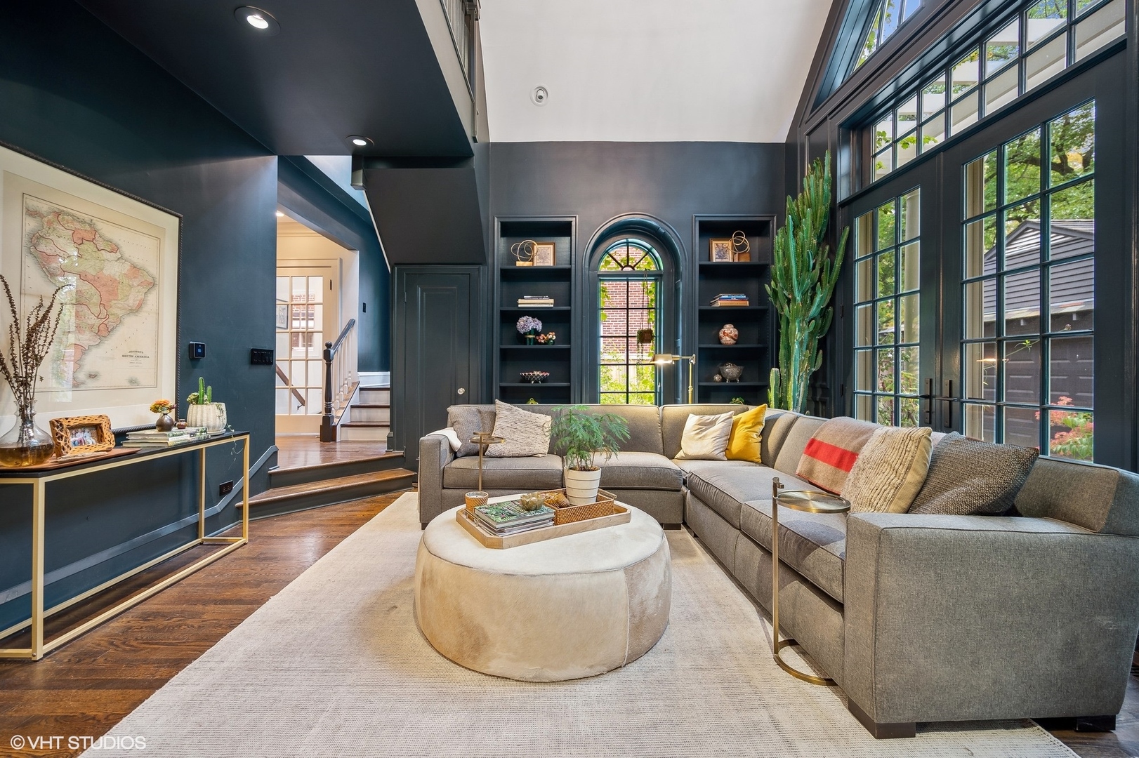 354 Elder Lane Winnetka, IL 60093 - Photo 46 of 71 a living room with furniture and a large window