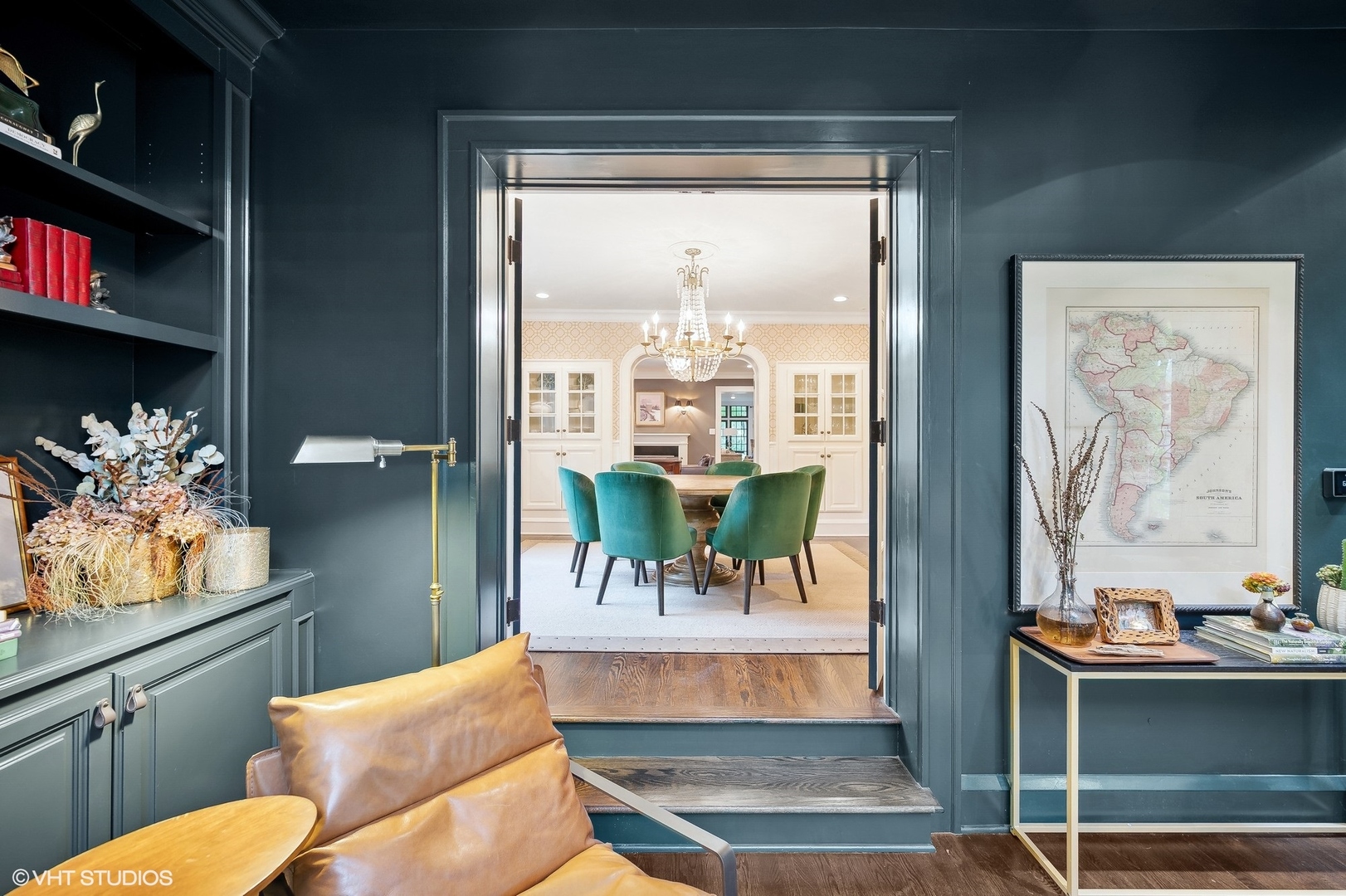 354 Elder Lane Winnetka, IL 60093 - Photo 48 of 71 a living room with furniture and a floor to ceiling window