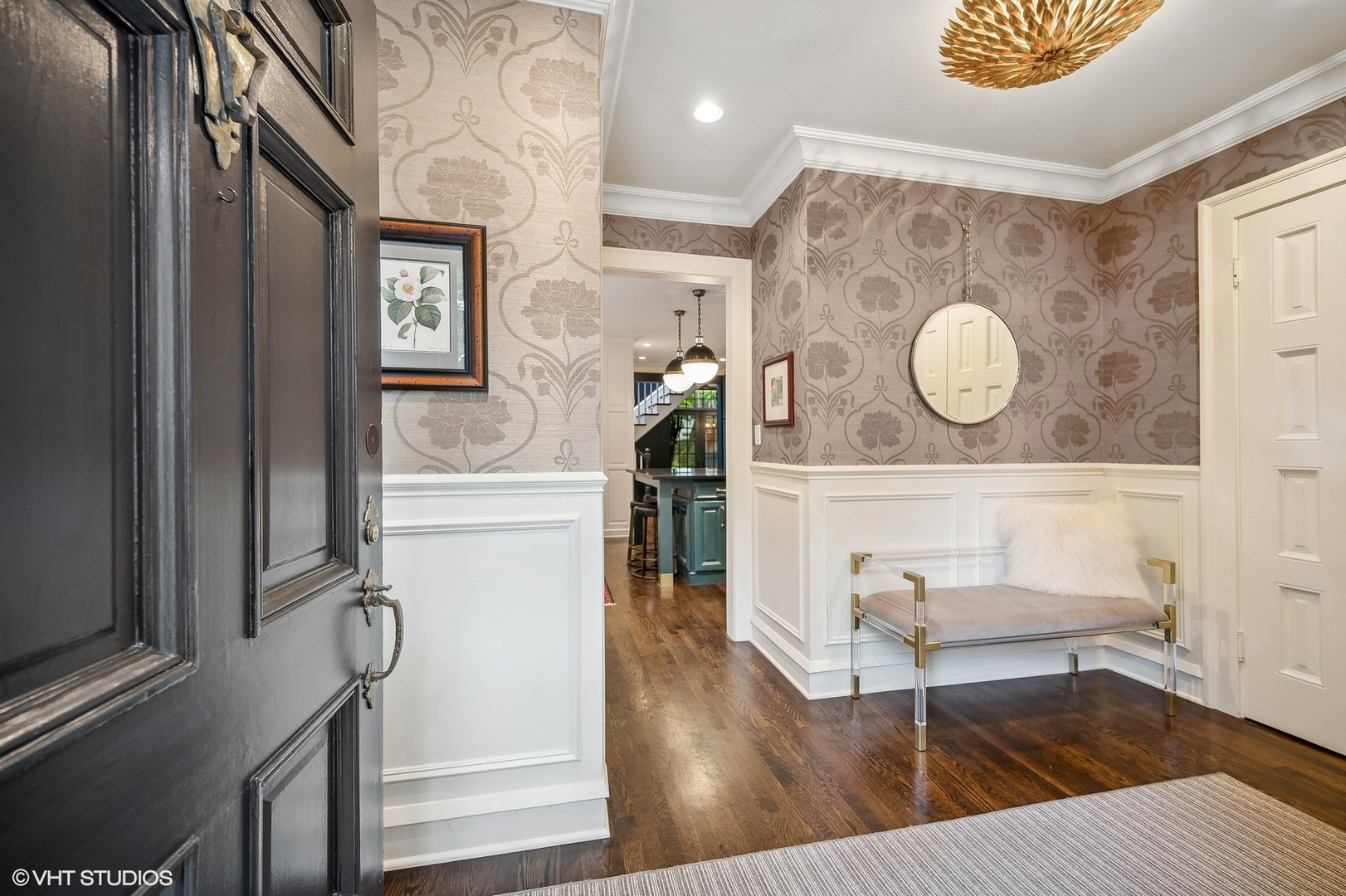 354 Elder Lane Winnetka, IL 60093 - Photo 5 of 71 a living room with wooden floor and furniture