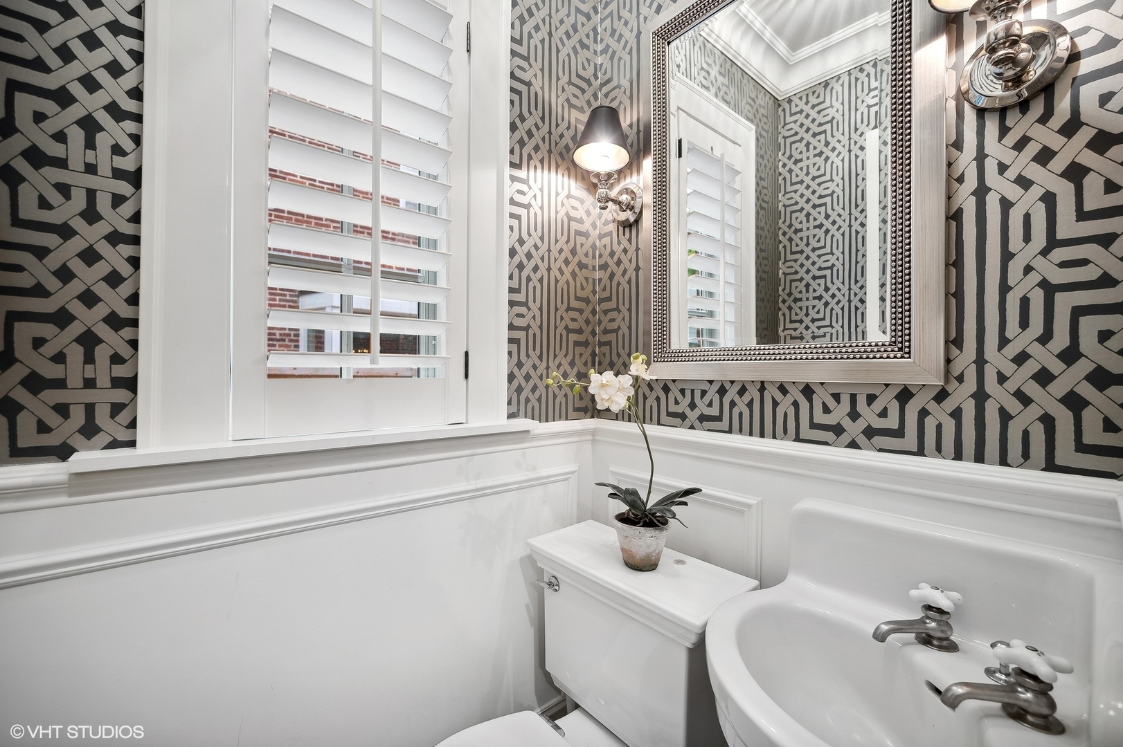 354 Elder Lane Winnetka, IL 60093 - Photo 51 of 71 a bathroom with a sink and a toilet