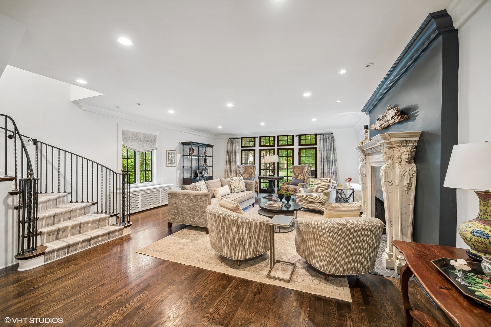 354 Elder Lane Winnetka, IL 60093 - Photo 9 of 71 a living room with furniture and a table