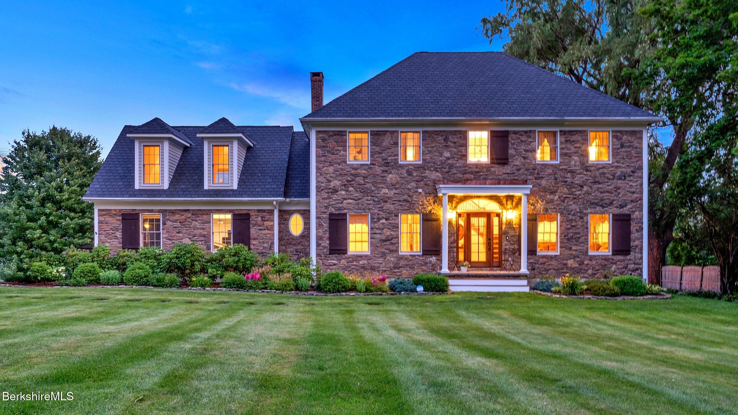 575 Devon Road Lee, MA 01238 - Photo 1 of 58 TWILIGHT EXTERIOR - FRONT