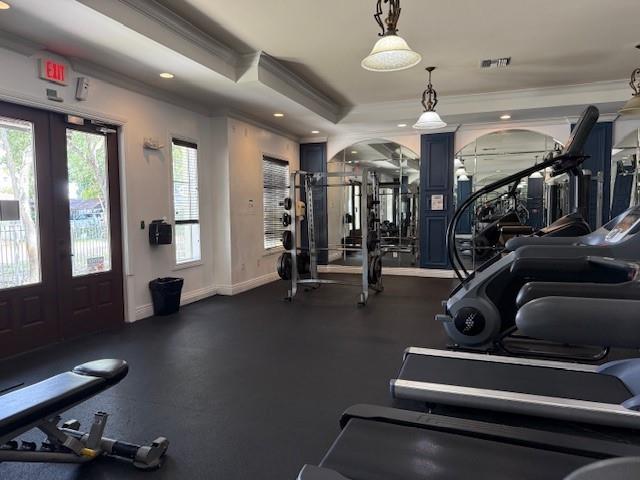 6831 Southwest 44th Street, Unit 312 Miami, FL 33155 - Photo 30 of 34 a view of a room with gym equipment