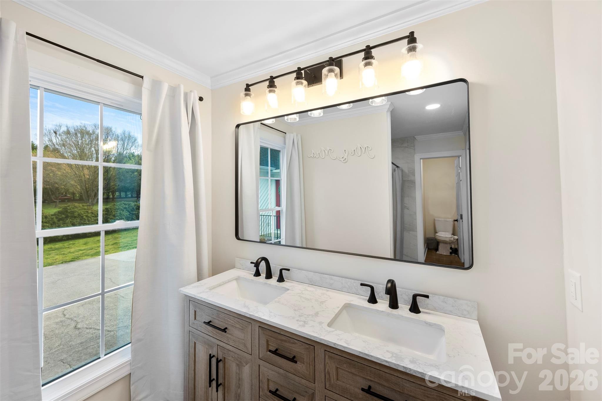 123 Chestnut Ridge Road Kings Mountain, NC 28086 - Photo 13 of 36 a bathroom with a sink and a mirror