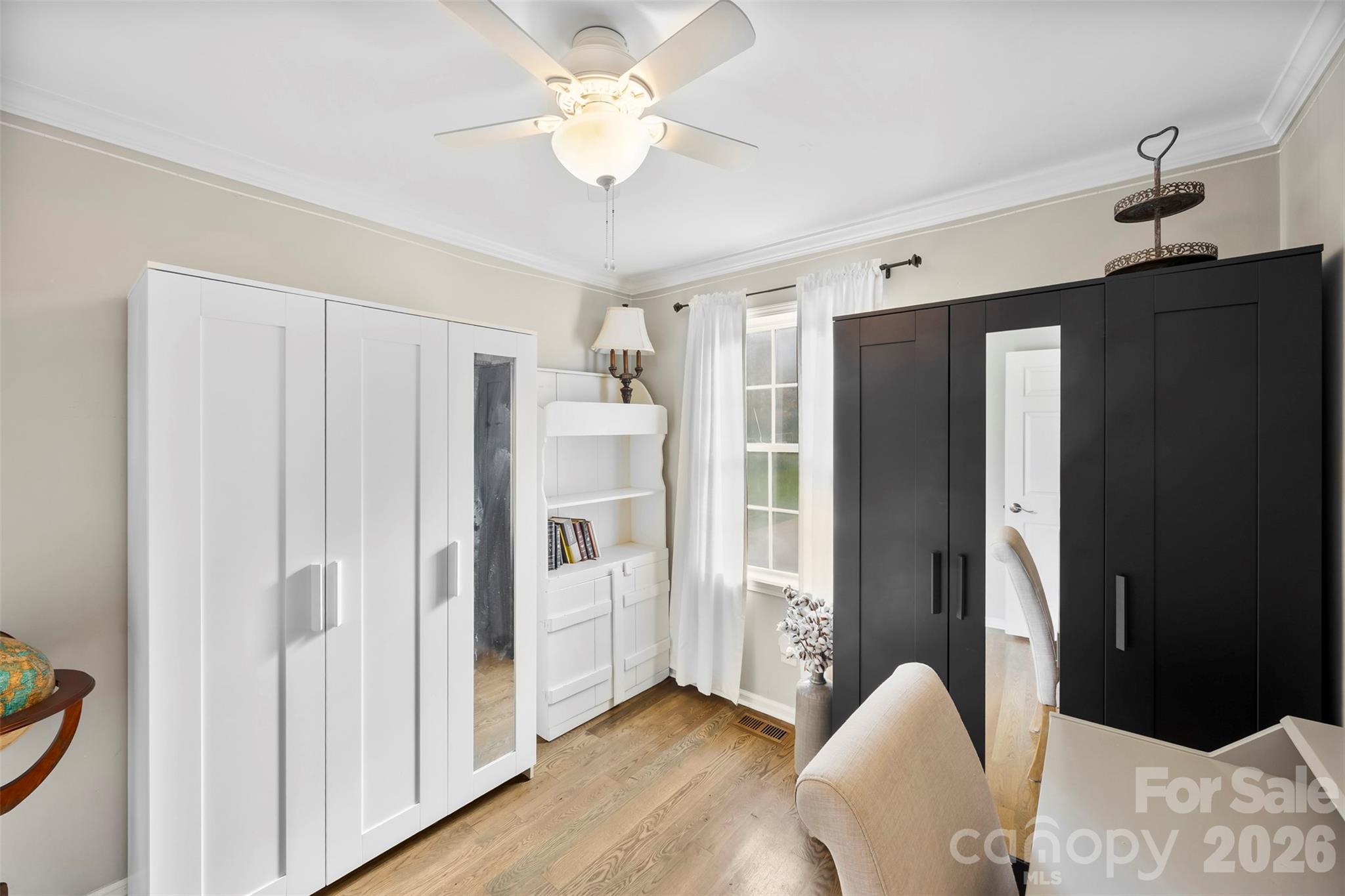123 Chestnut Ridge Road Kings Mountain, NC 28086 - Photo 19 of 36 a view of a bedroom with wooden floor