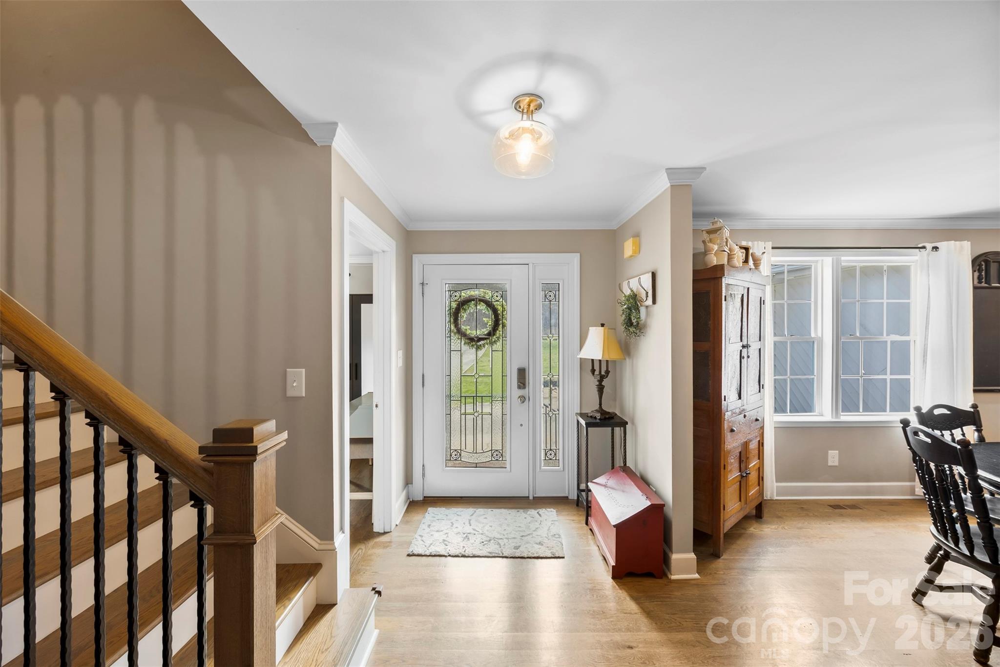 123 Chestnut Ridge Road Kings Mountain, NC 28086 - Photo 32 of 36 a view of an entryway with a livingroom