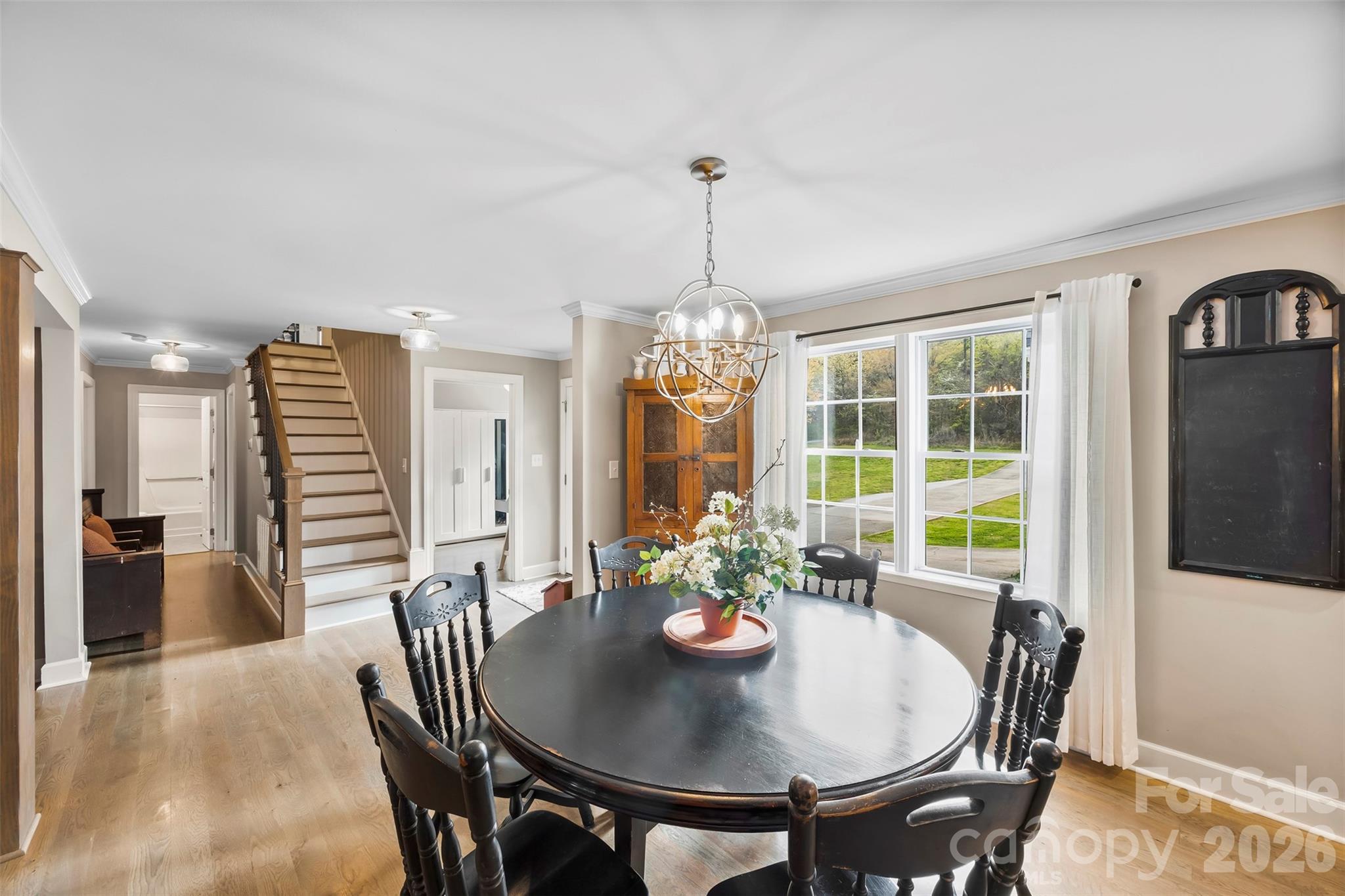 123 Chestnut Ridge Road Kings Mountain, NC 28086 - Photo 6 of 36 a view of a dining room with furniture window and outside view