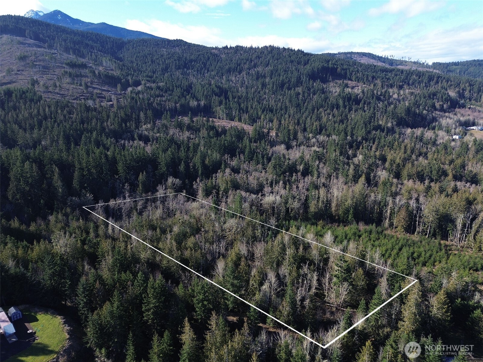 0 East Angeles Ridge Road Port Angeles, WA 98362 - Photo 28 of 29 a view of a mountain from a balcony