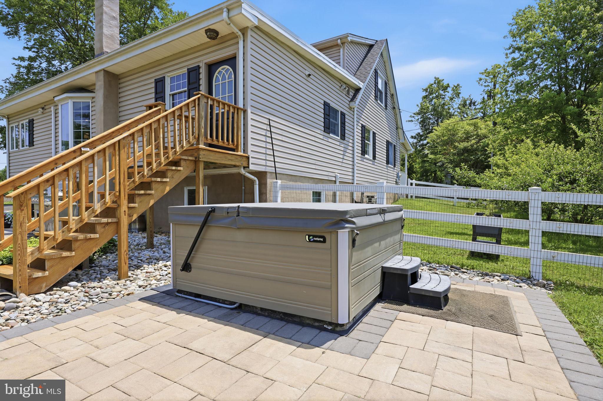 1682 Creek Road New Hope, PA 18938 - Photo 48 of 71 Back Patio (hot tub will be removed)