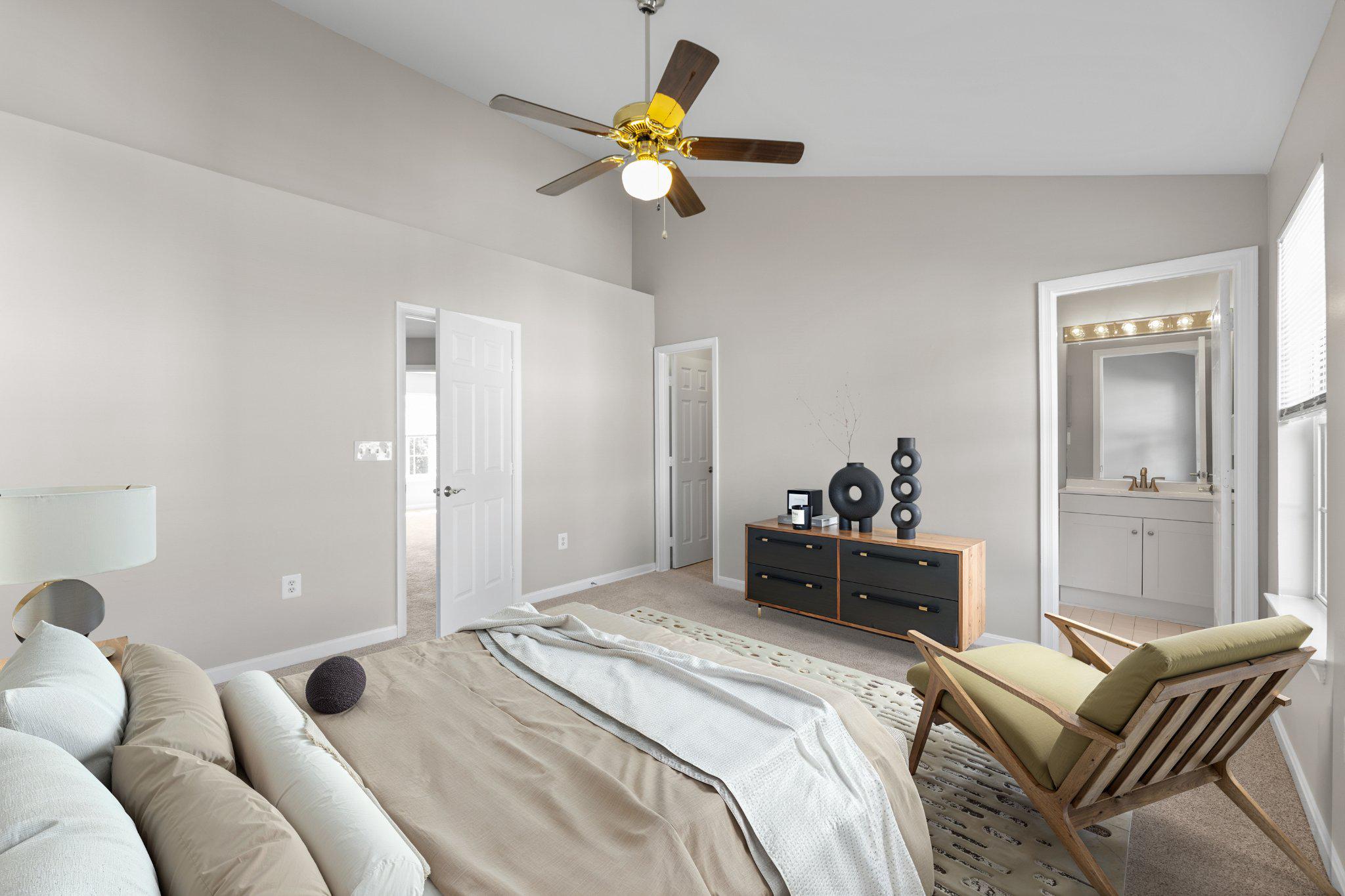 9241 Lorton Valley Road Lorton, VA 22079 - Photo 23 of 45 Virtual staging of Master Bedroom.
