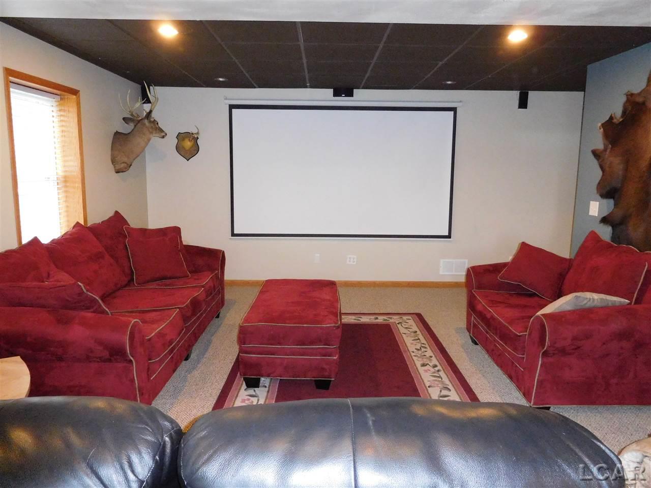 3165 Cobblestone Ridge Tecumseh, MI 49286 - Photo 33 of 43 Great Room - Home Theatre