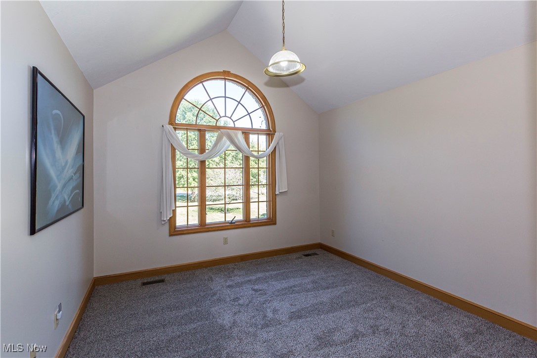 1570 Reimer Road Wadsworth, OH 44281 - Photo 25 of 48 First bedroom with carpet flooring and lofted ceiling