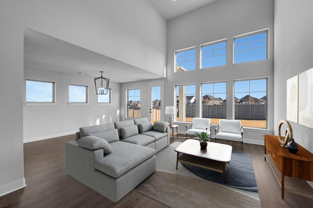 9004 Chestnut Lane Justin, TX 76247 - Photo 7 of 40 a living room with furniture and a large window