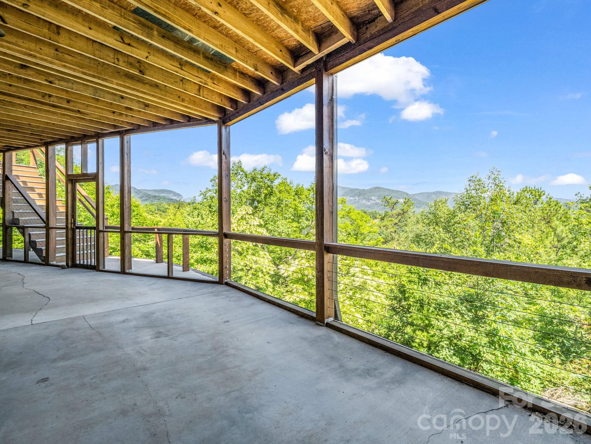 590 Boulder Ridge Lake Lure, NC 28746 - Photo 43 of 48 a view of an outdoor space and a window