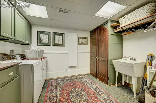 a view of a chairs and table in a patio