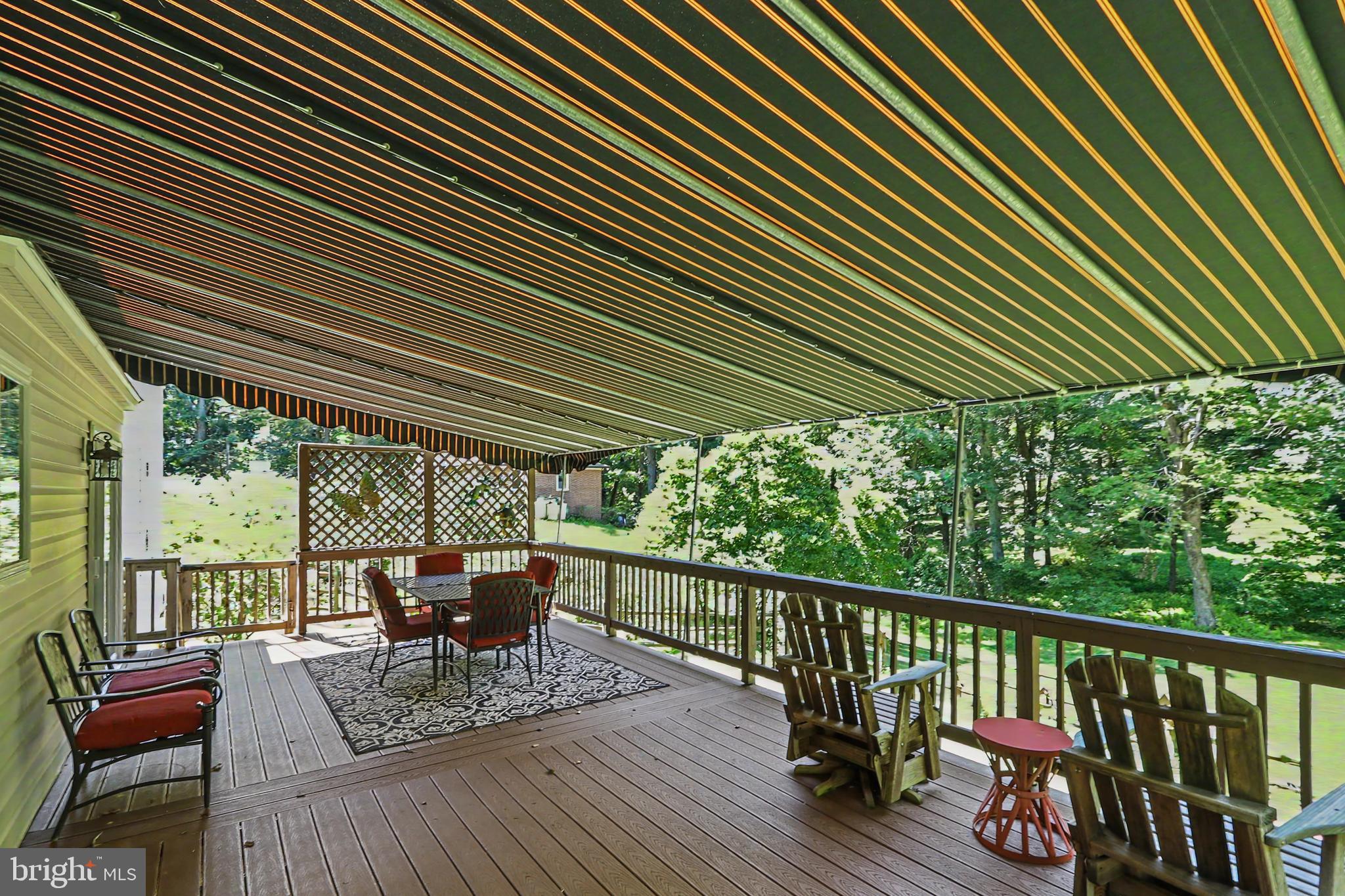 1720 Laurel Brook Road Fallston, MD 21047 - Photo 29 of 56 Trex style deck w/ awning