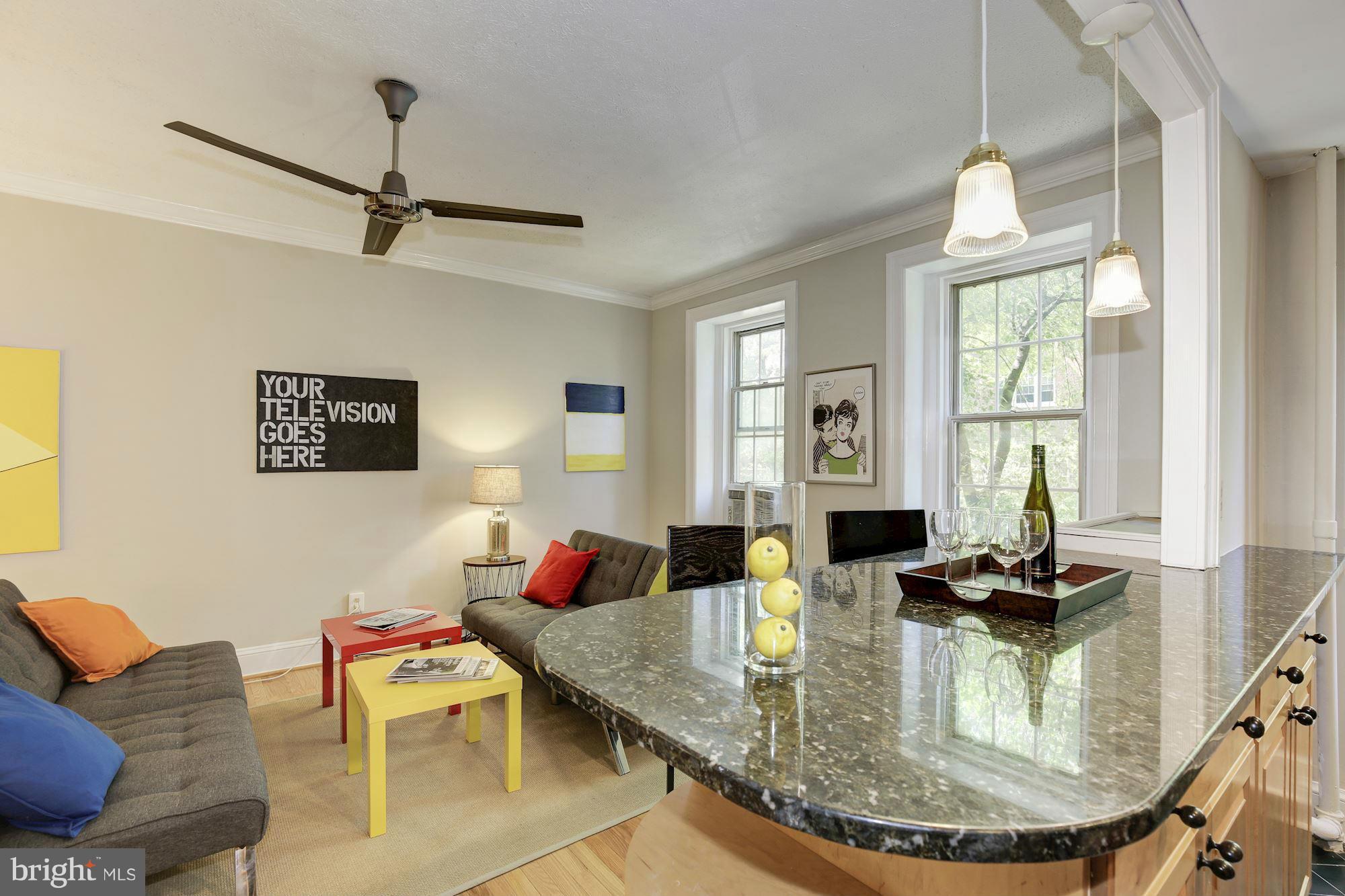 2227 20th Street Northwest, Unit 206 Washington, DC 20009 - Photo 13 of 25 Living Room