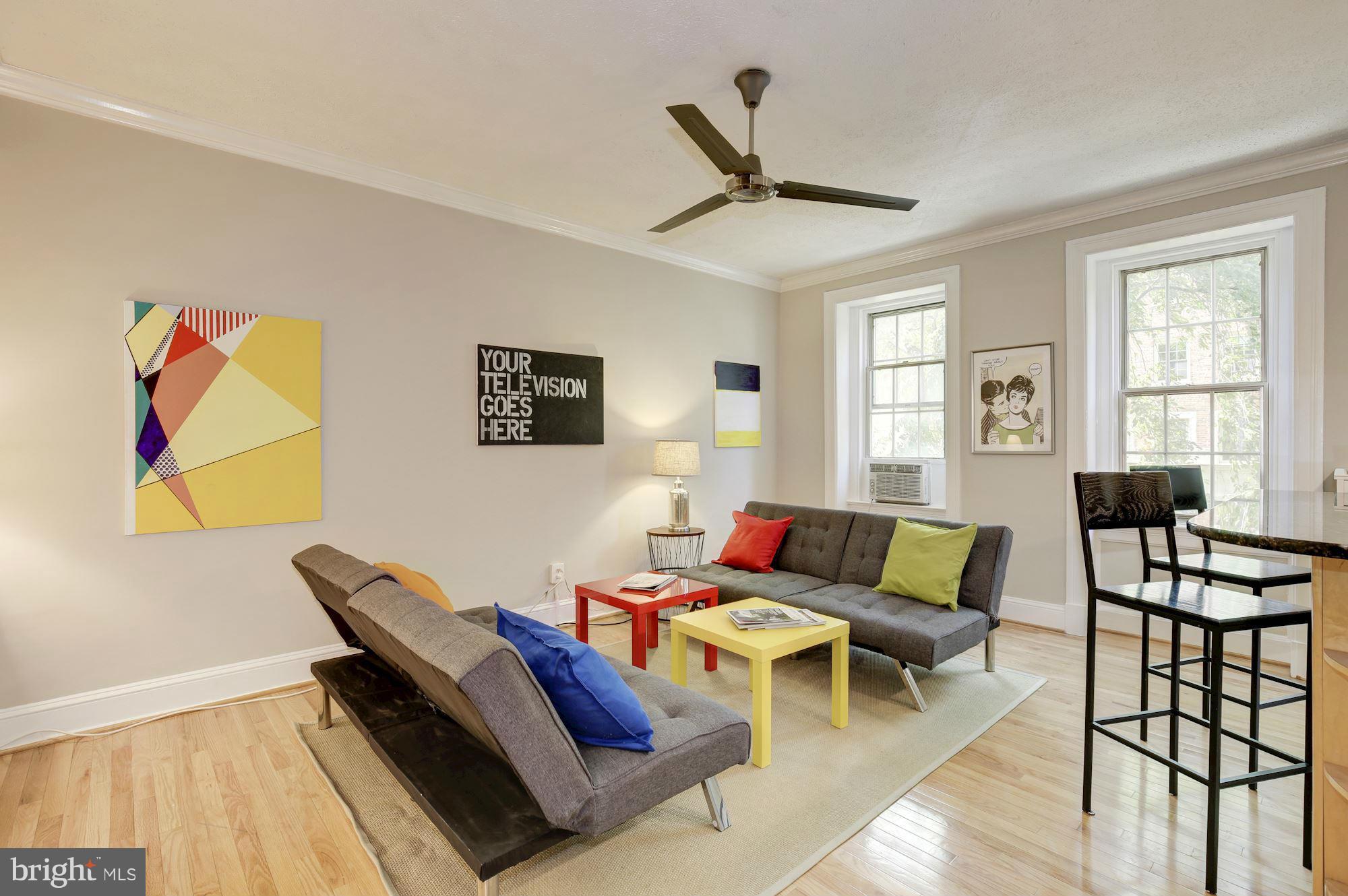 2227 20th Street Northwest, Unit 206 Washington, DC 20009 - Photo 7 of 25 Living Room