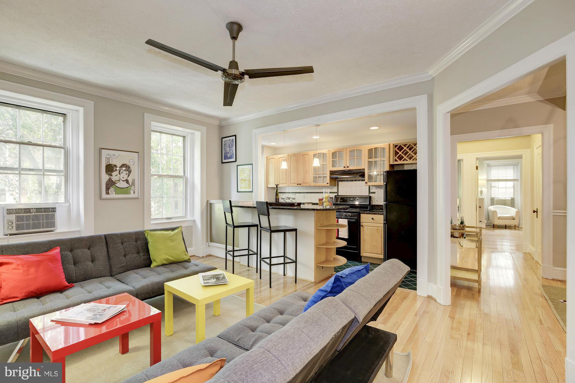 2227 20th Street Northwest, Unit 206 Washington, DC 20009 - Photo 9 of 25 Living Room