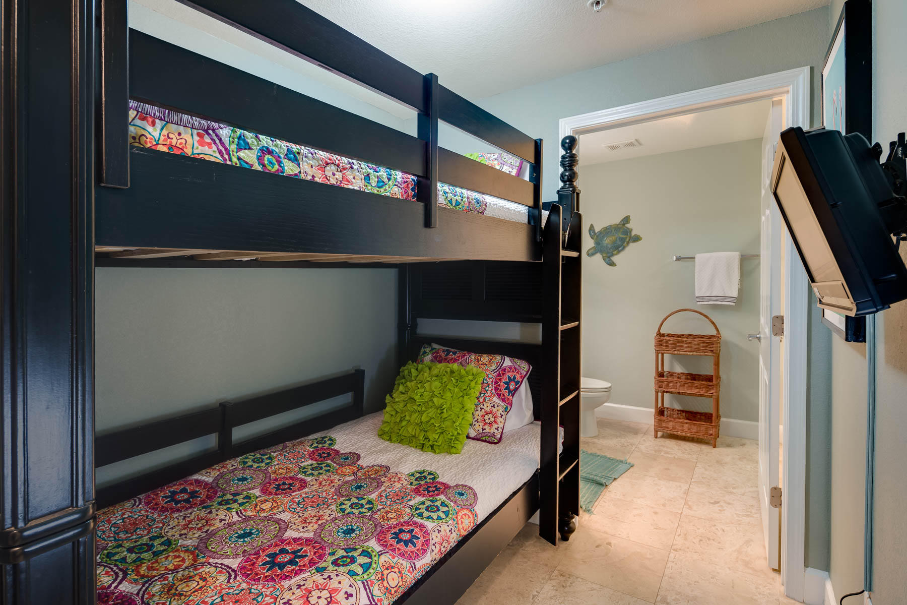 16819 Front Beach Road, Unit 3011 Panama City Beach, FL 32413 - Photo 13 of 28 a bedroom with a bed next to a window
