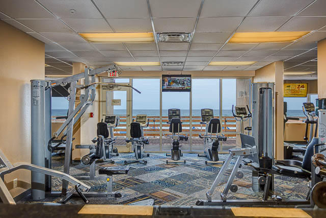 16819 Front Beach Road, Unit 3011 Panama City Beach, FL 32413 - Photo 18 of 28 a view of a room with gym equipment