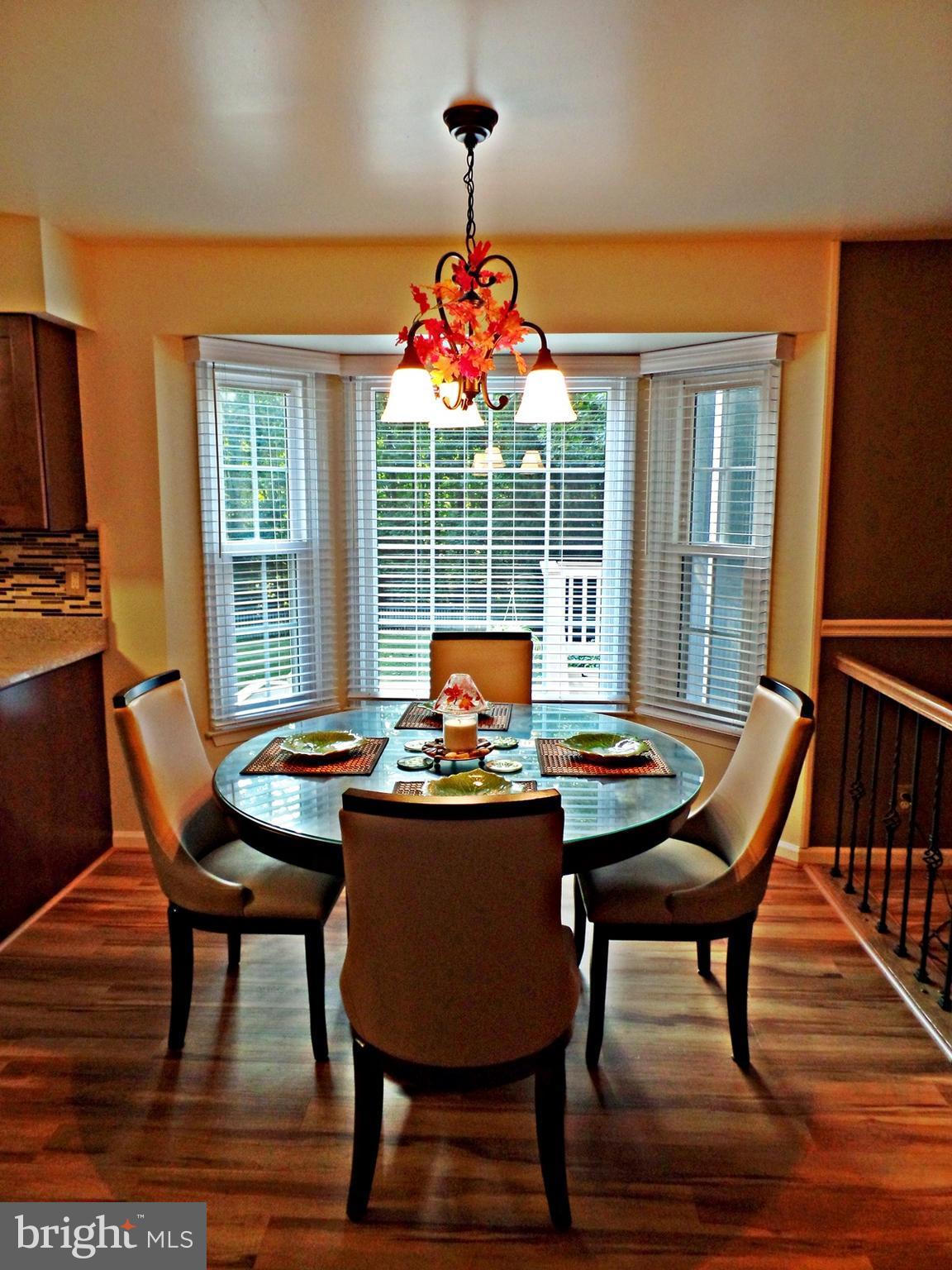 Lovely Breakfast Area with Bay Bow Windows