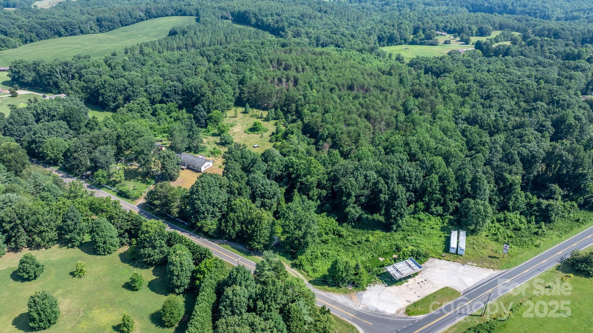 6314 Providence Church Road Vale, NC 28168 - Photo 15 of 39 an aerial view of a house with a yard