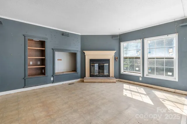 a utility room with a window