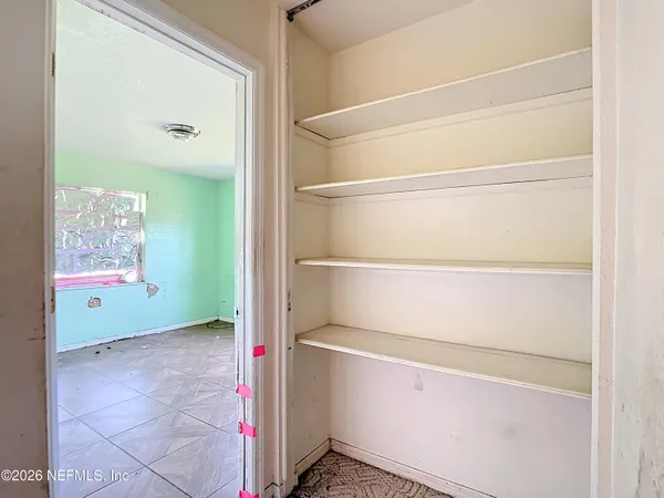 a room with a window
