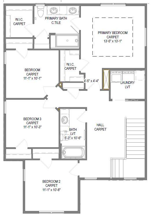 470 Limestone Lane Slinger, WI 53086 - Photo 3 of 3 Second Floor Plan