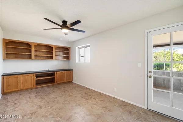 a view of an empty room